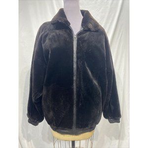 sheared beaver jacket reversible (38354)